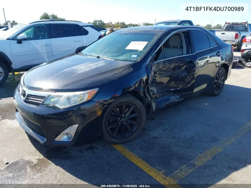 4T1BF1FK4DU700989 2013 Toyota Camry L