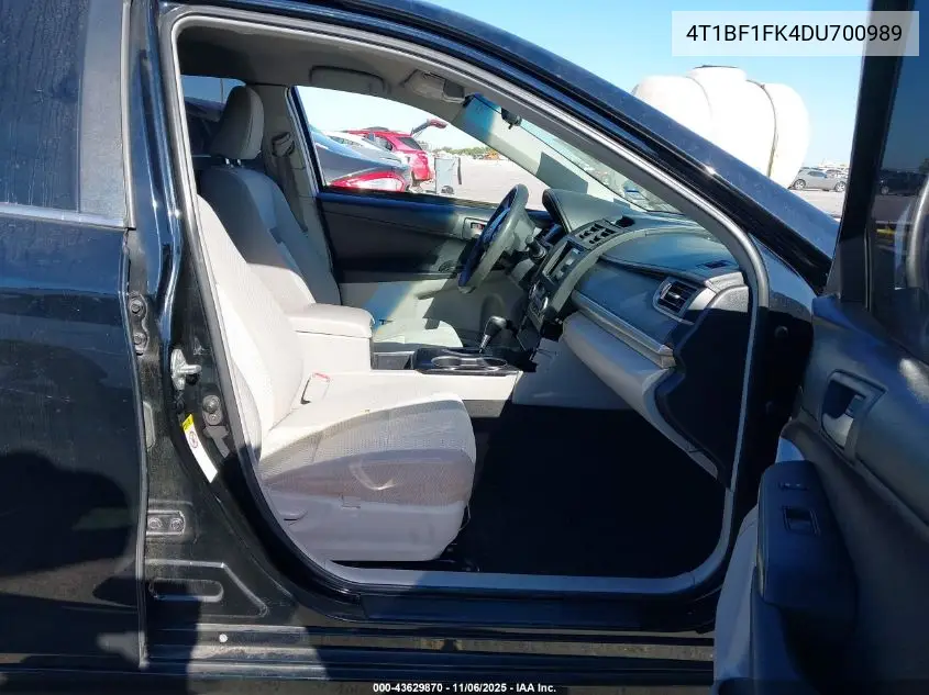 4T1BF1FK4DU700989 2013 Toyota Camry L