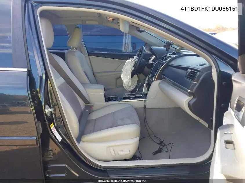 4T1BD1FK1DU086151 2013 Toyota Camry Hybrid Xle