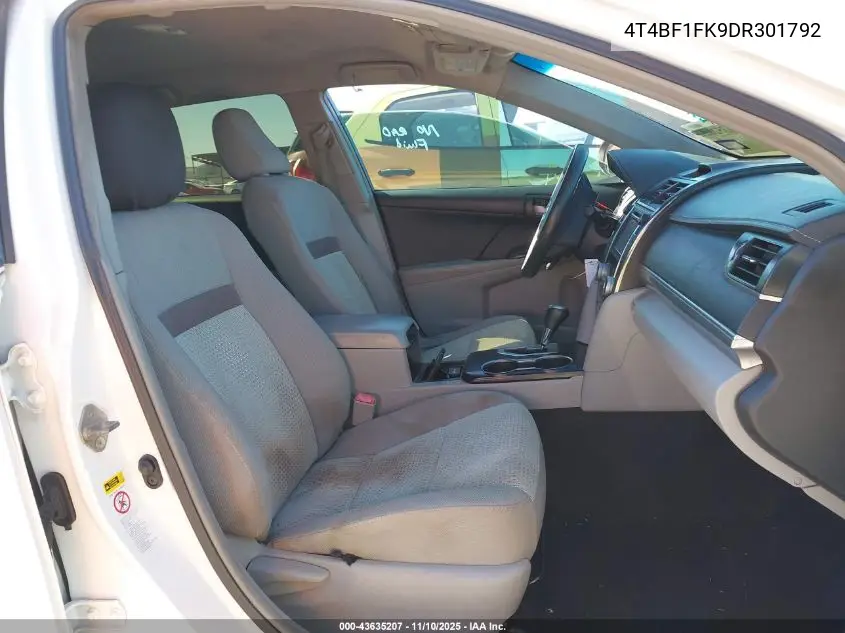 4T4BF1FK9DR301792 2013 Toyota Camry Le