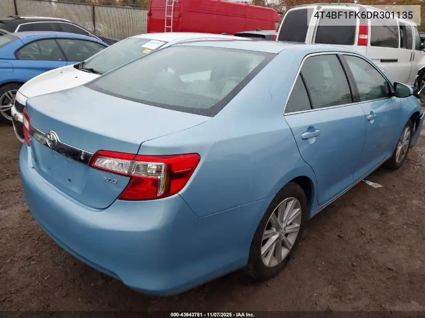 4T4BF1FK6DR301135 2013 Toyota Camry Xle