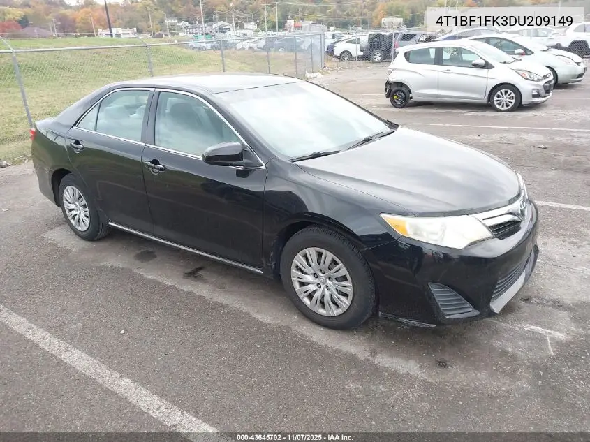 4T1BF1FK3DU209149 2013 Toyota Camry Le