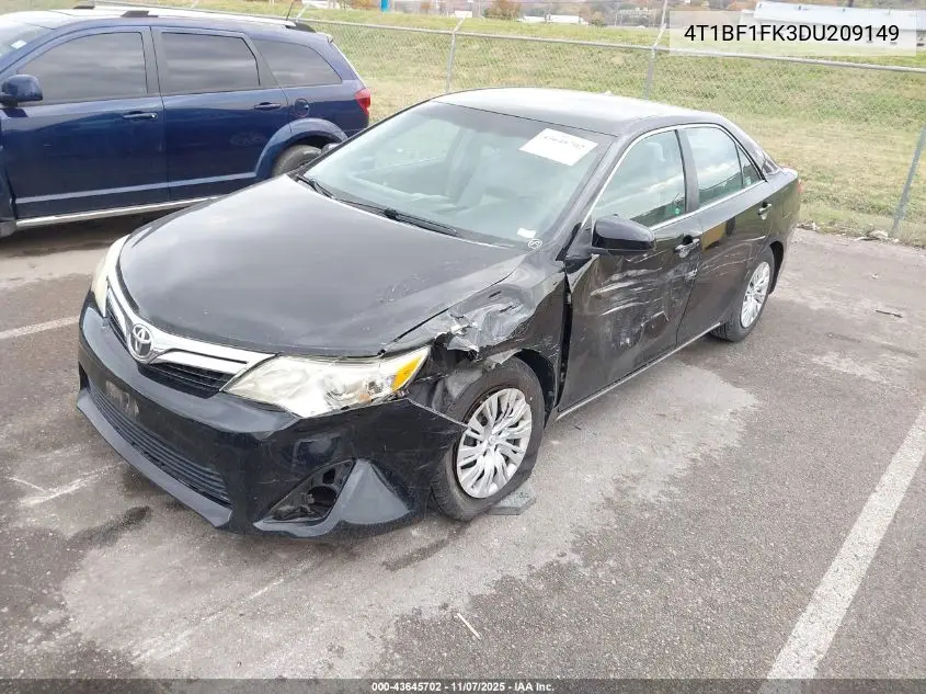 4T1BF1FK3DU209149 2013 Toyota Camry Le
