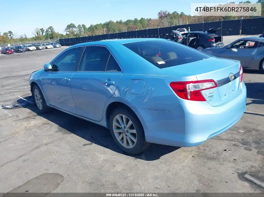 4T4BF1FK6DR275846 2013 Toyota Camry Xle