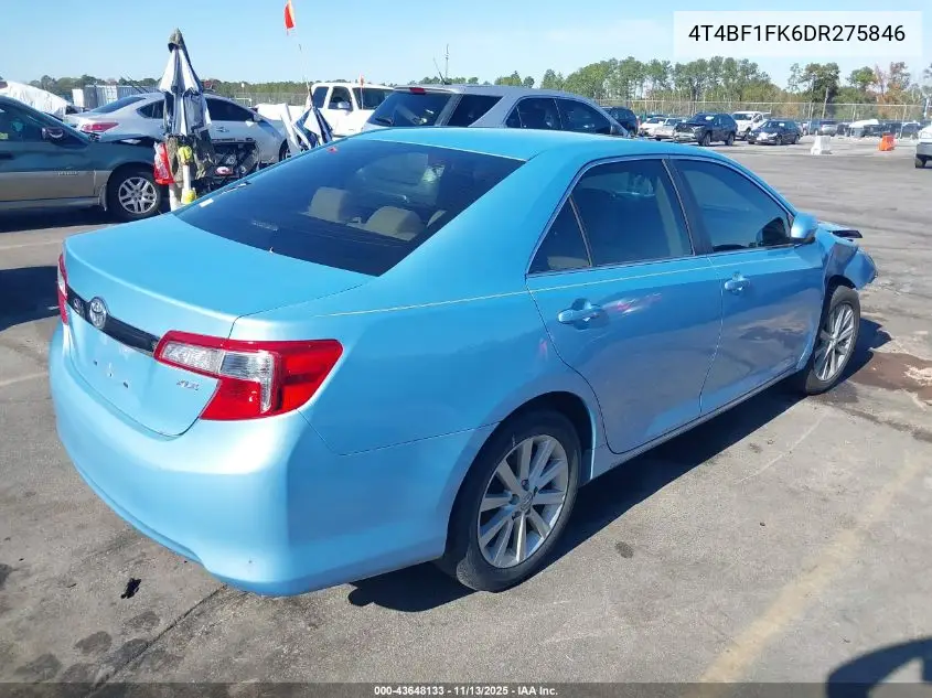 4T4BF1FK6DR275846 2013 Toyota Camry Xle