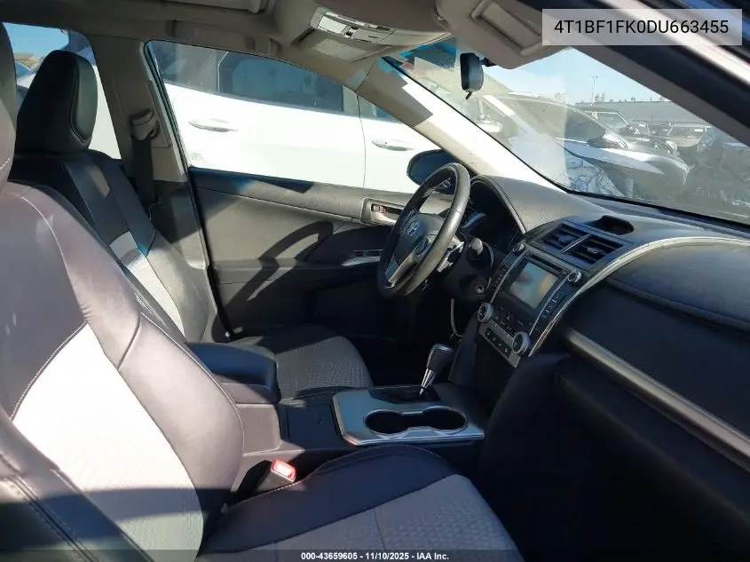 4T1BF1FK0DU663455 2013 Toyota Camry Se