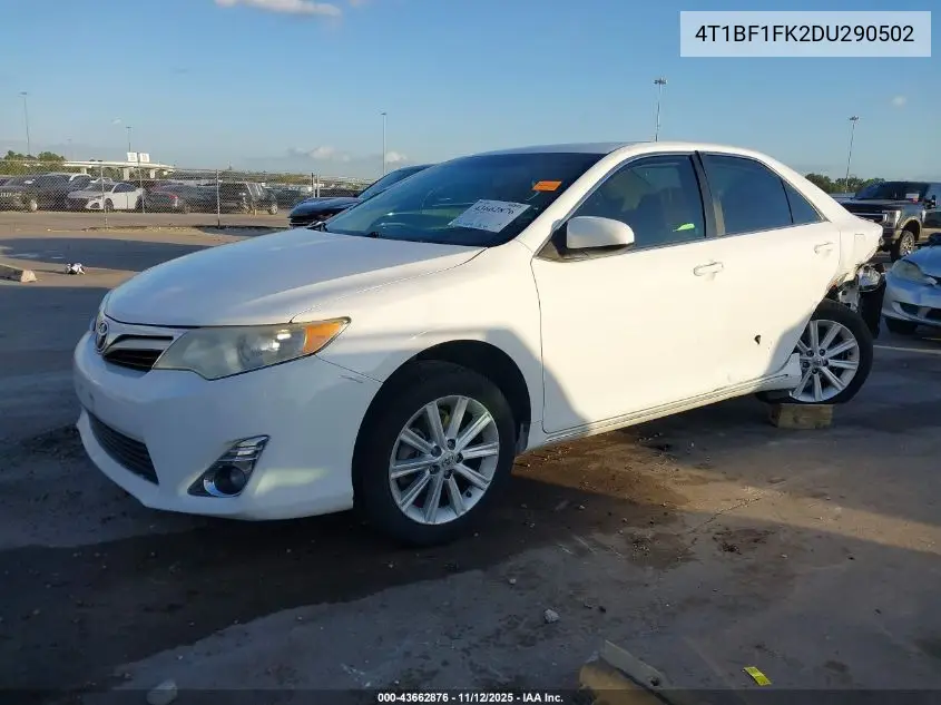 4T1BF1FK2DU290502 2013 Toyota Camry Xle