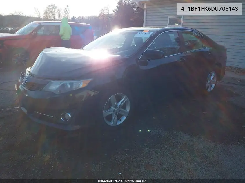 4T1BF1FK6DU705143 2013 Toyota Camry Se