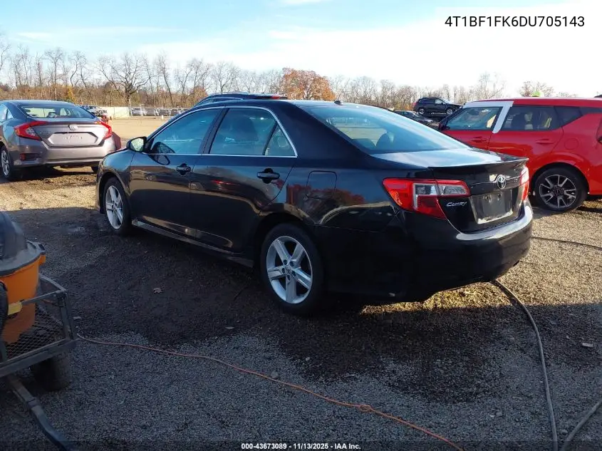 4T1BF1FK6DU705143 2013 Toyota Camry Se