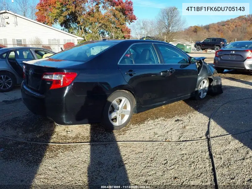 4T1BF1FK6DU705143 2013 Toyota Camry Se