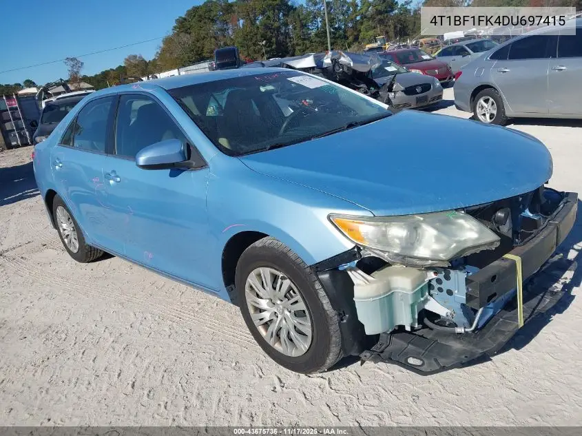 4T1BF1FK4DU697415 2013 Toyota Camry Le
