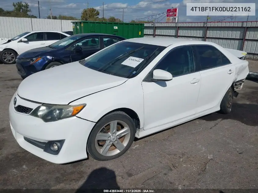 4T1BF1FK0DU221162 2013 Toyota Camry Se