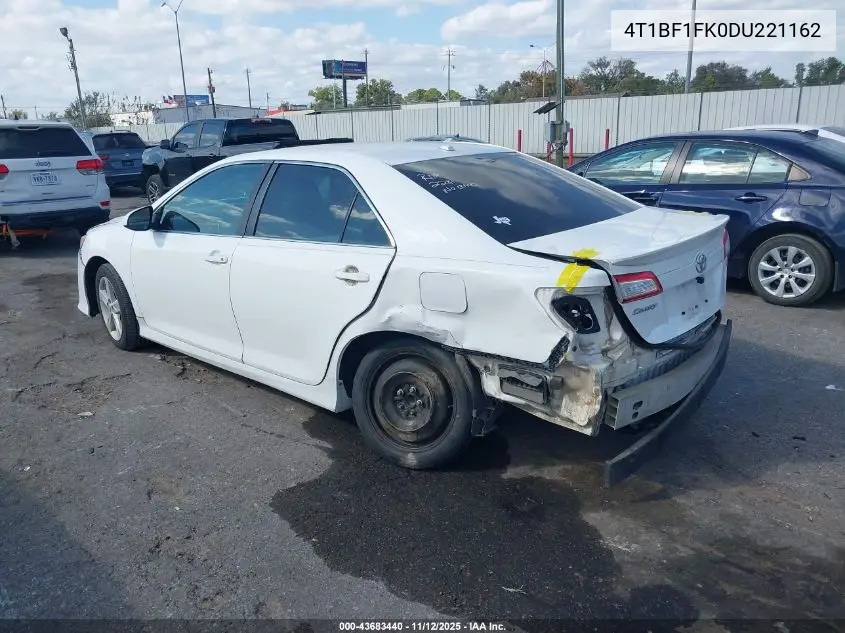 4T1BF1FK0DU221162 2013 Toyota Camry Se