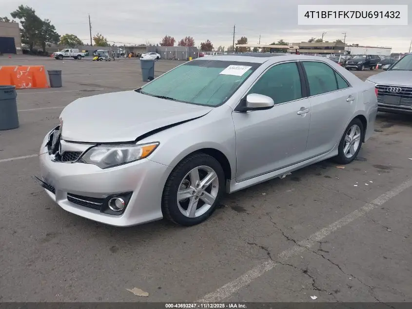 4T1BF1FK7DU691432 2013 Toyota Camry Se