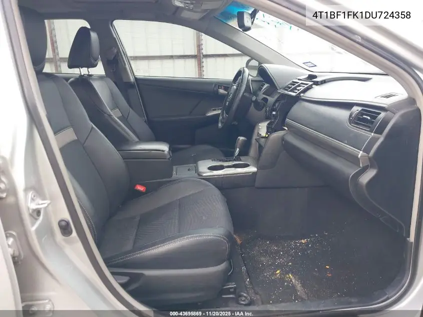 4T1BF1FK1DU724358 2013 Toyota Camry Se