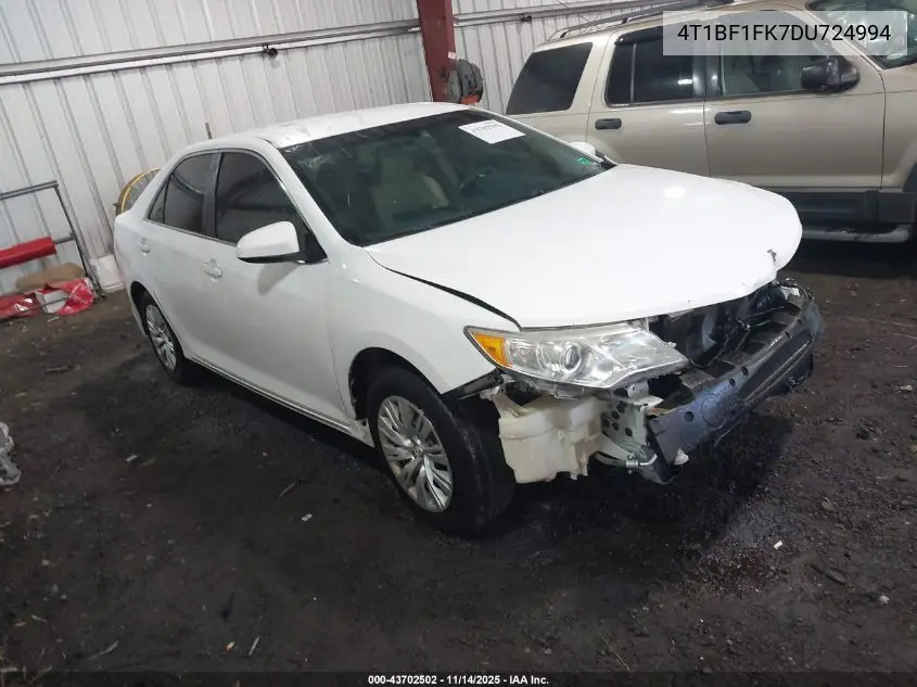 4T1BF1FK7DU724994 2013 Toyota Camry Le