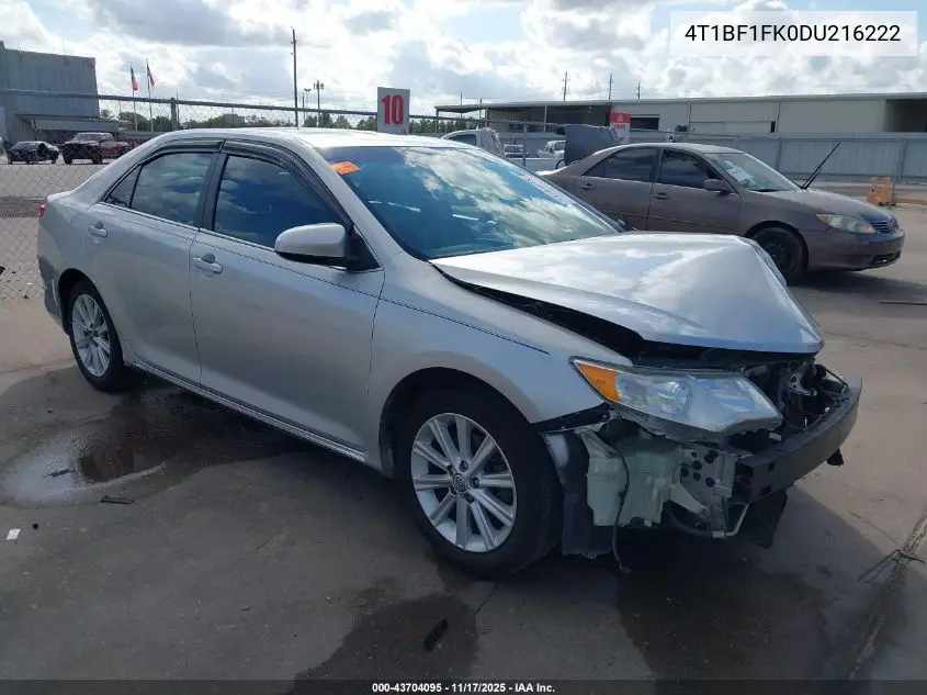 4T1BF1FK0DU216222 2013 Toyota Camry Xle