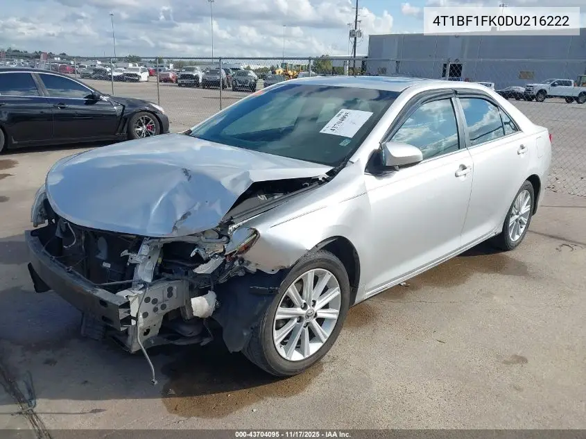4T1BF1FK0DU216222 2013 Toyota Camry Xle
