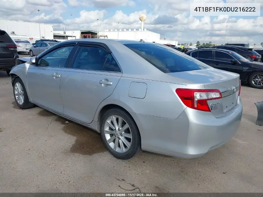 4T1BF1FK0DU216222 2013 Toyota Camry Xle