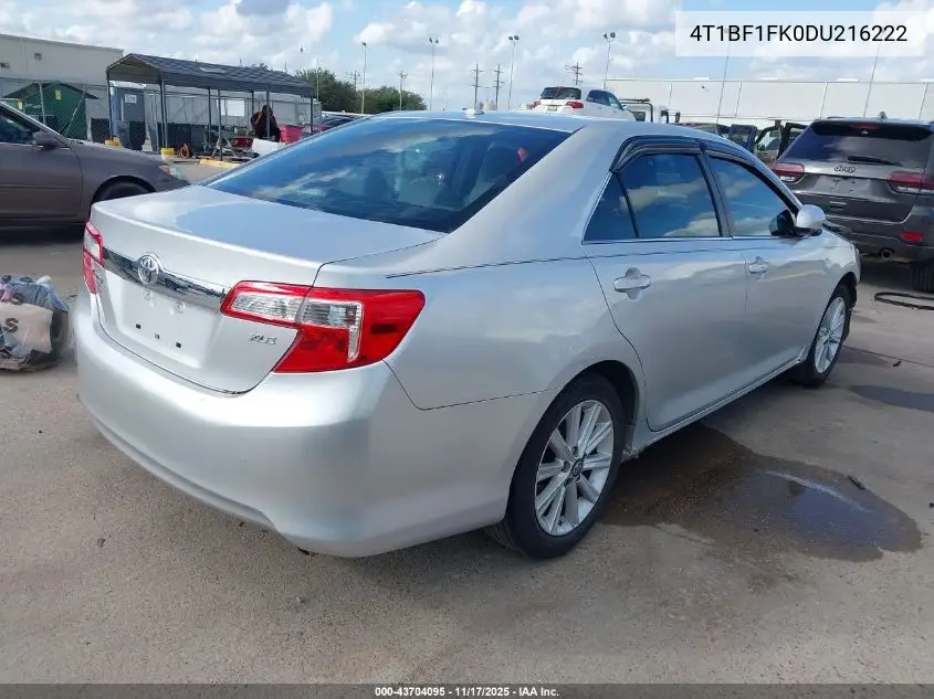4T1BF1FK0DU216222 2013 Toyota Camry Xle
