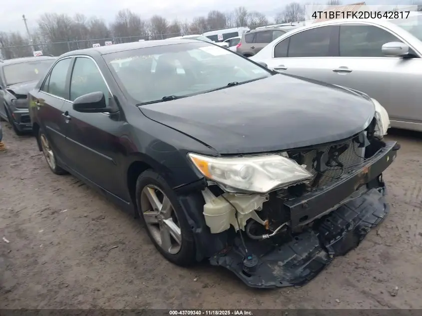 4T1BF1FK2DU642817 2013 Toyota Camry Se