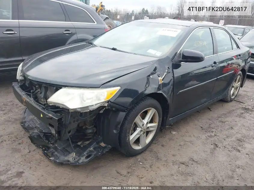 4T1BF1FK2DU642817 2013 Toyota Camry Se