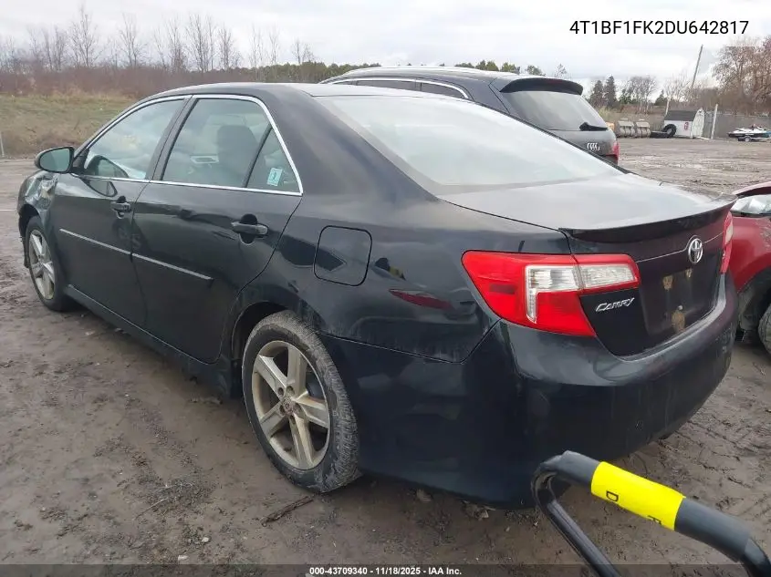 4T1BF1FK2DU642817 2013 Toyota Camry Se