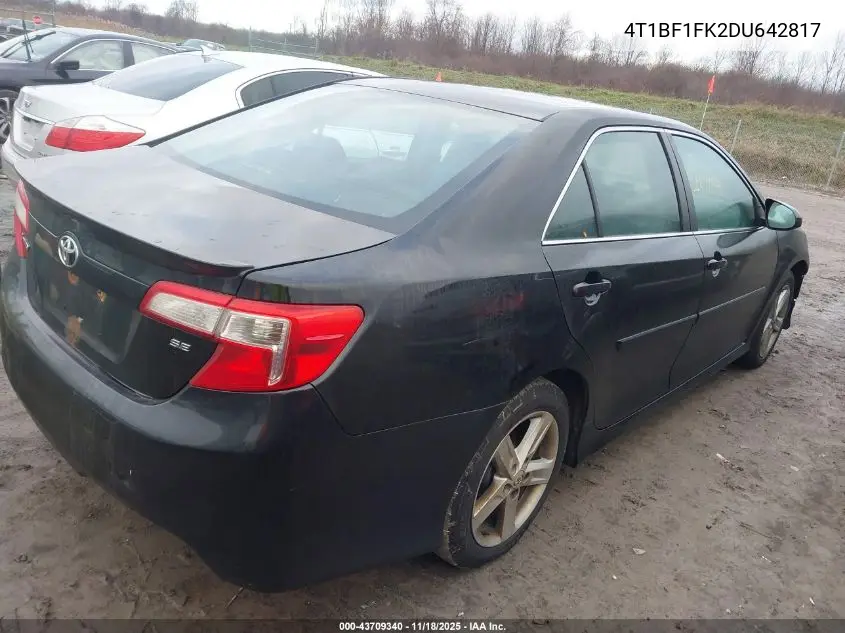 4T1BF1FK2DU642817 2013 Toyota Camry Se