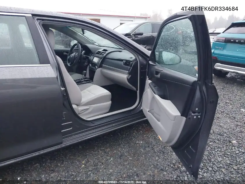 4T4BF1FK6DR334684 2013 Toyota Camry Le