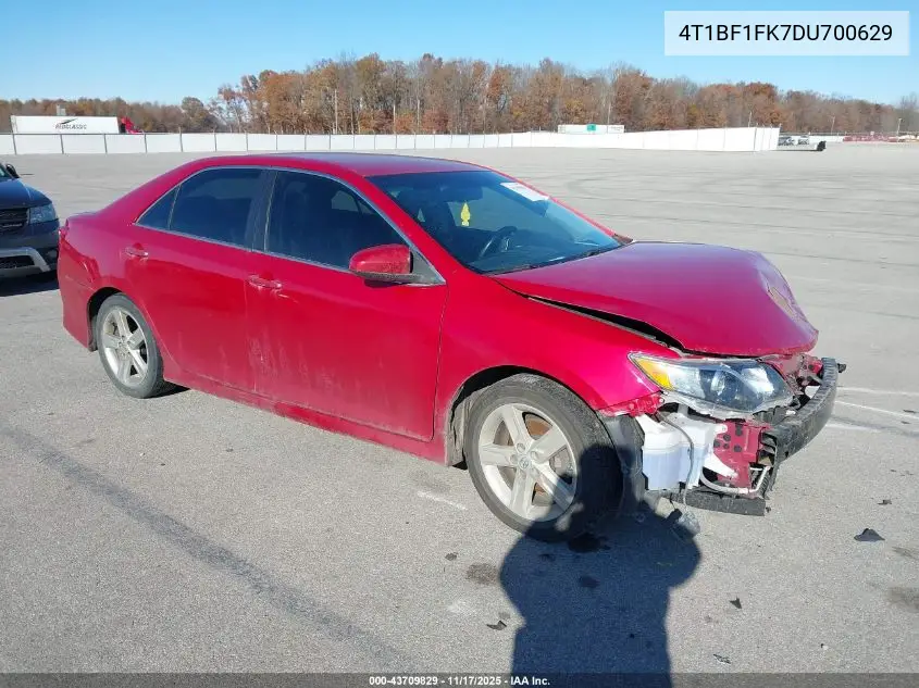 4T1BF1FK7DU700629 2013 Toyota Camry Se