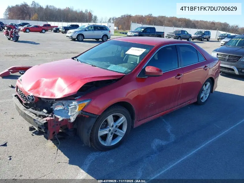 4T1BF1FK7DU700629 2013 Toyota Camry Se