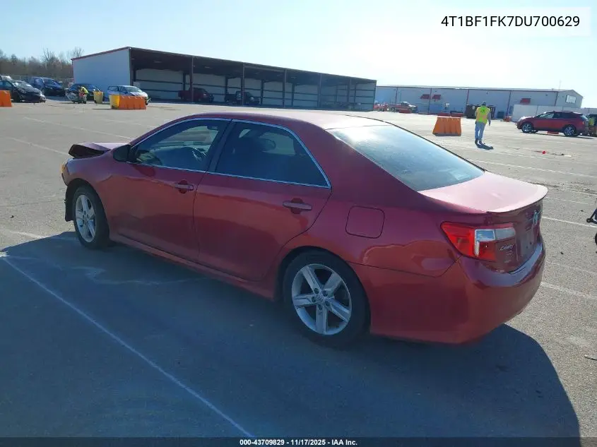 4T1BF1FK7DU700629 2013 Toyota Camry Se