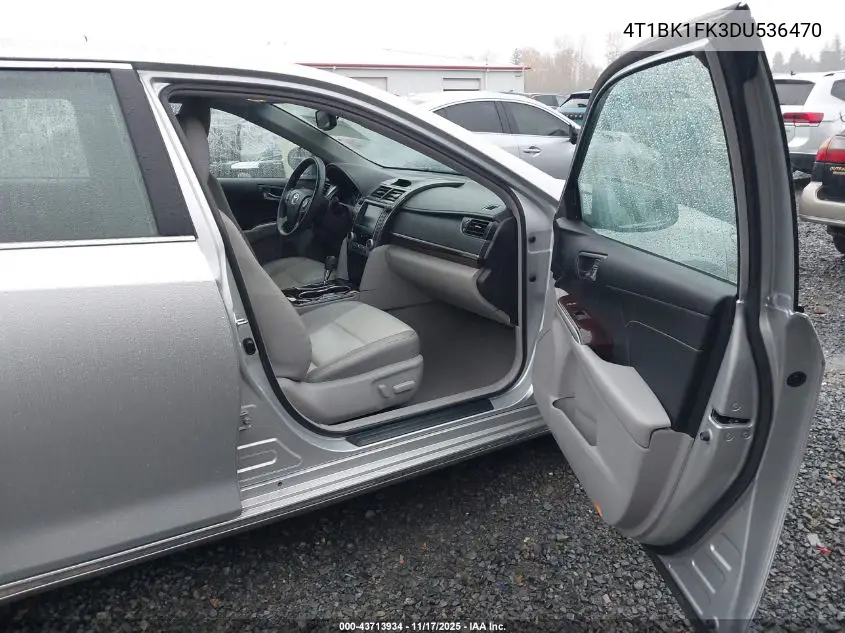 4T1BK1FK3DU536470 2013 Toyota Camry Xle V6