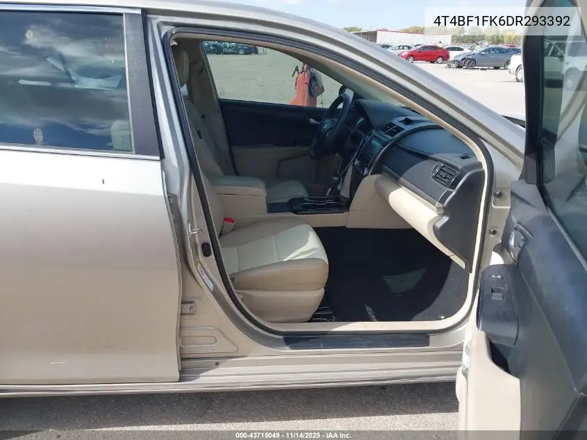4T4BF1FK6DR293392 2013 Toyota Camry Le