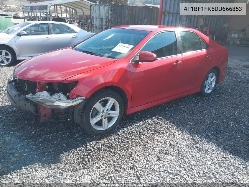 4T1BF1FK5DU666853 2013 Toyota Camry Se