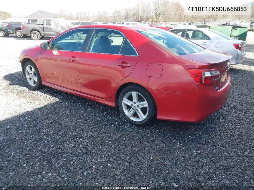 4T1BF1FK5DU666853 2013 Toyota Camry Se