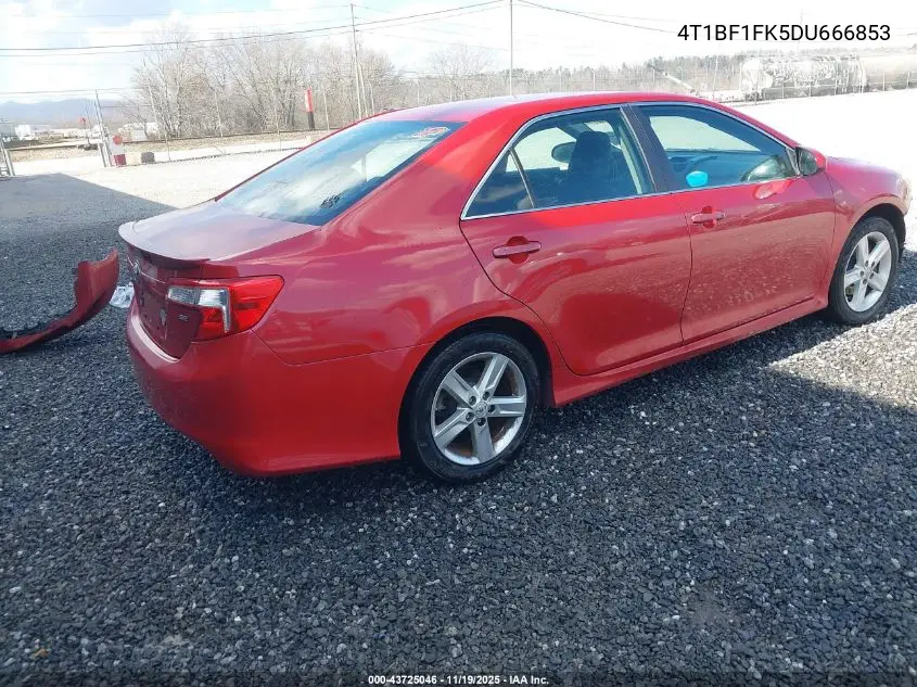 4T1BF1FK5DU666853 2013 Toyota Camry Se