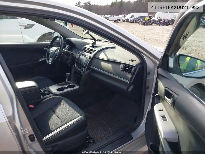4T1BF1FKXDU211982 2013 Toyota Camry Se