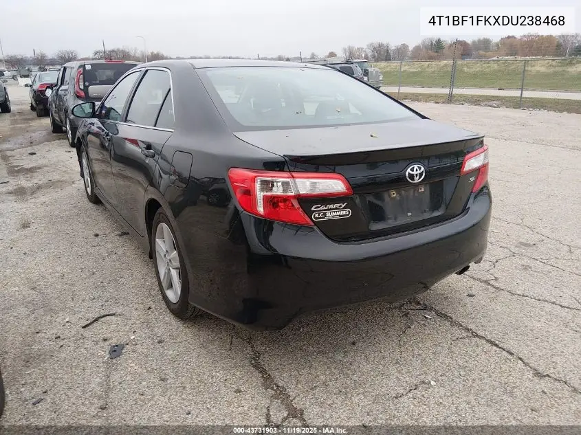 4T1BF1FKXDU238468 2013 Toyota Camry Se