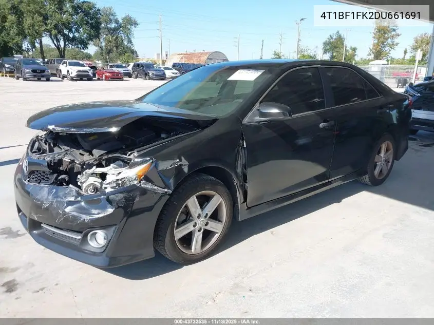4T1BF1FK2DU661691 2013 Toyota Camry Se