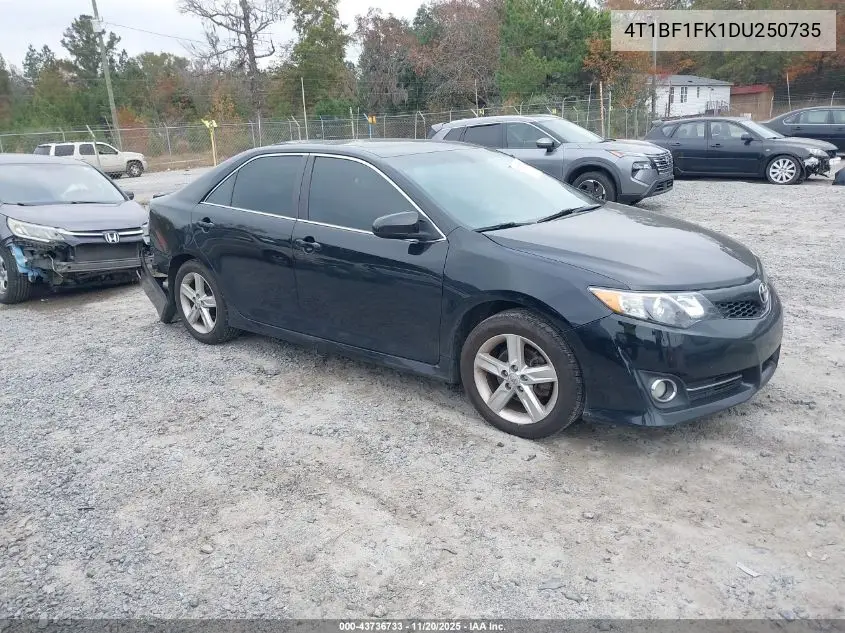 4T1BF1FK1DU250735 2013 Toyota Camry Se