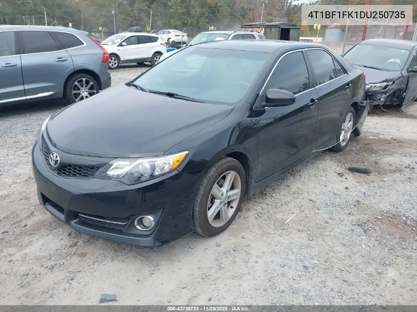 4T1BF1FK1DU250735 2013 Toyota Camry Se