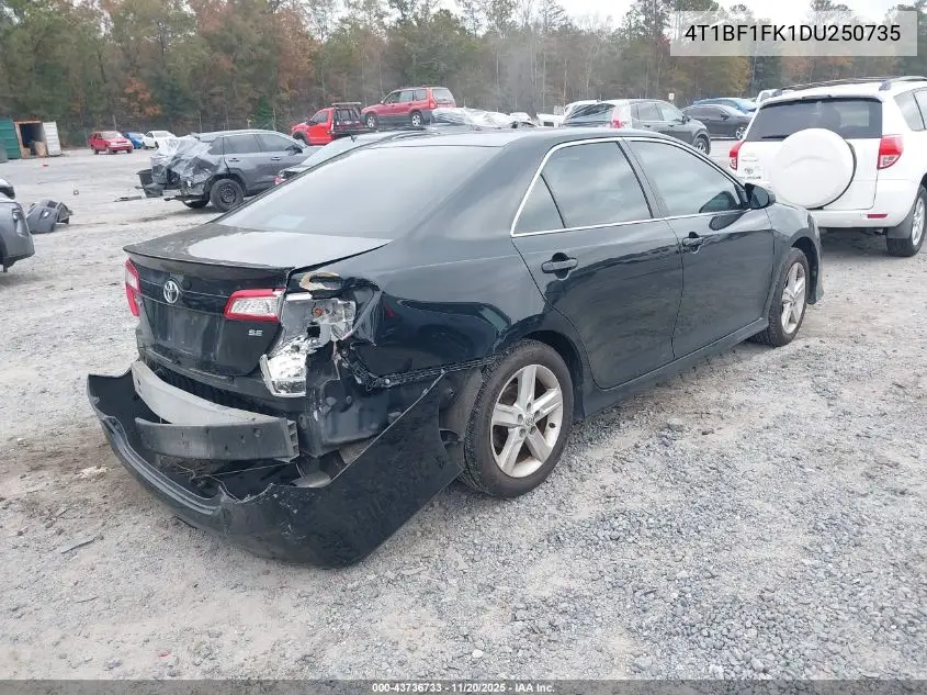 4T1BF1FK1DU250735 2013 Toyota Camry Se