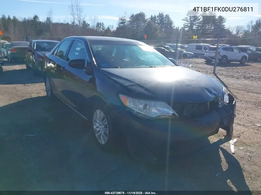 4T1BF1FK0DU276811 2013 Toyota Camry Le