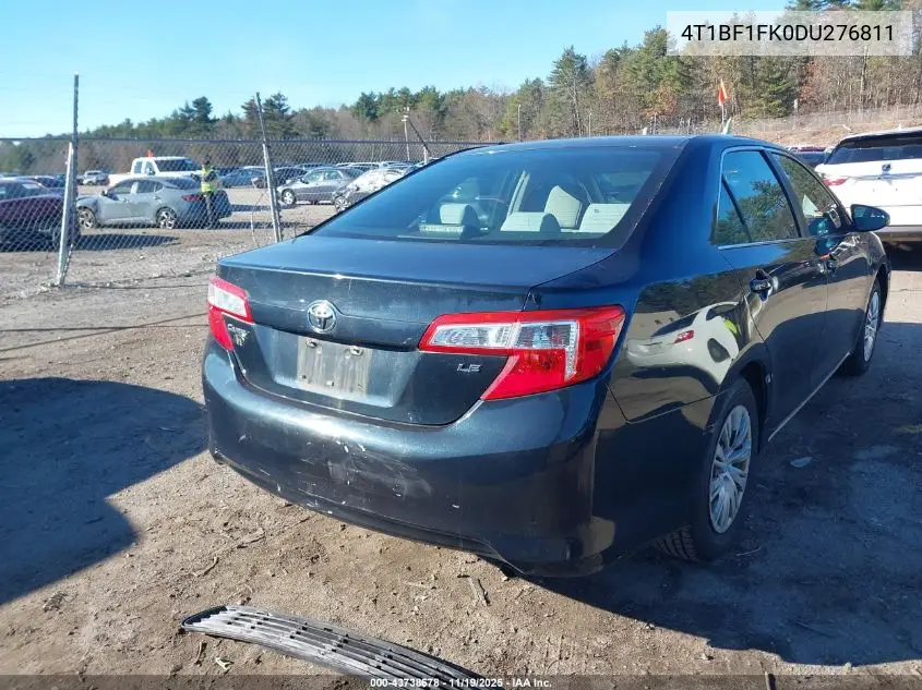 4T1BF1FK0DU276811 2013 Toyota Camry Le