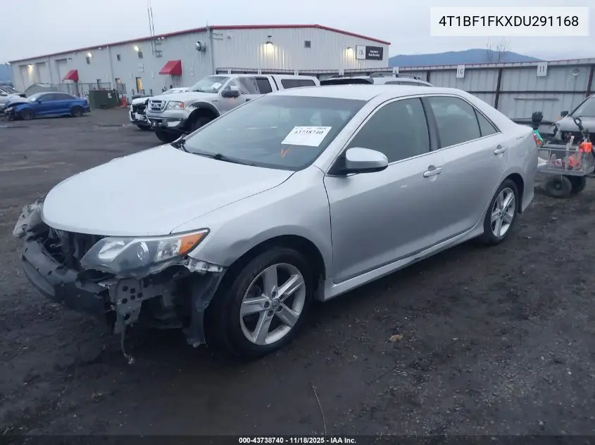 4T1BF1FKXDU291168 2013 Toyota Camry Se