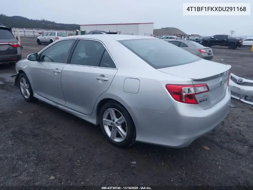 4T1BF1FKXDU291168 2013 Toyota Camry Se