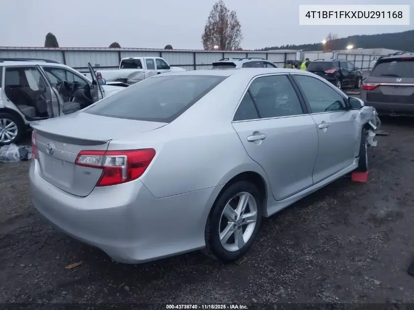 4T1BF1FKXDU291168 2013 Toyota Camry Se