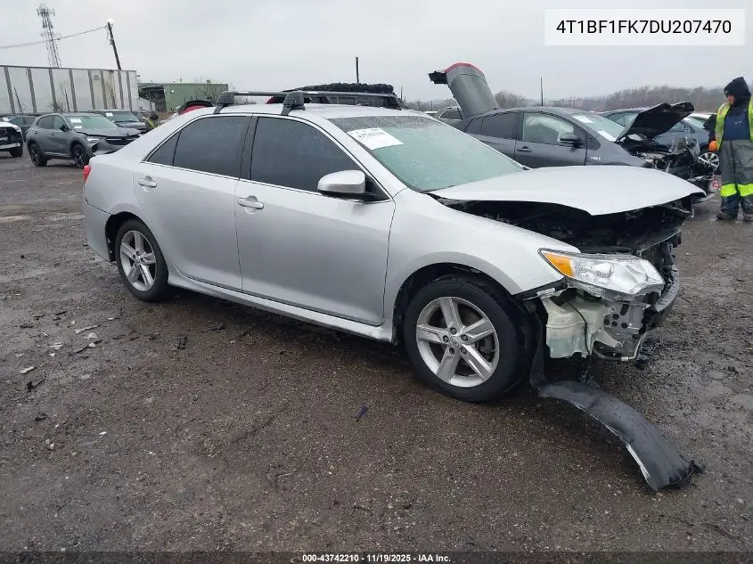 4T1BF1FK7DU207470 2013 Toyota Camry Se
