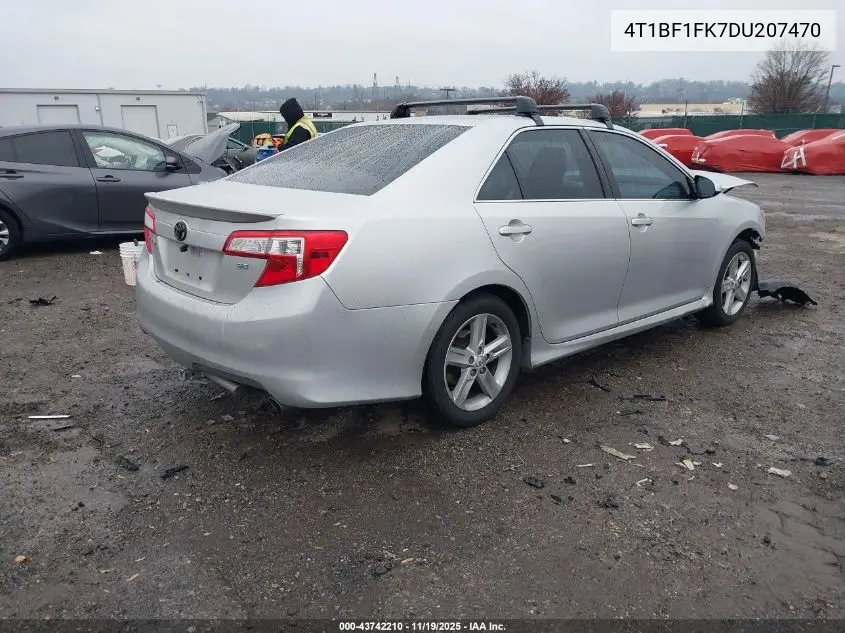 4T1BF1FK7DU207470 2013 Toyota Camry Se